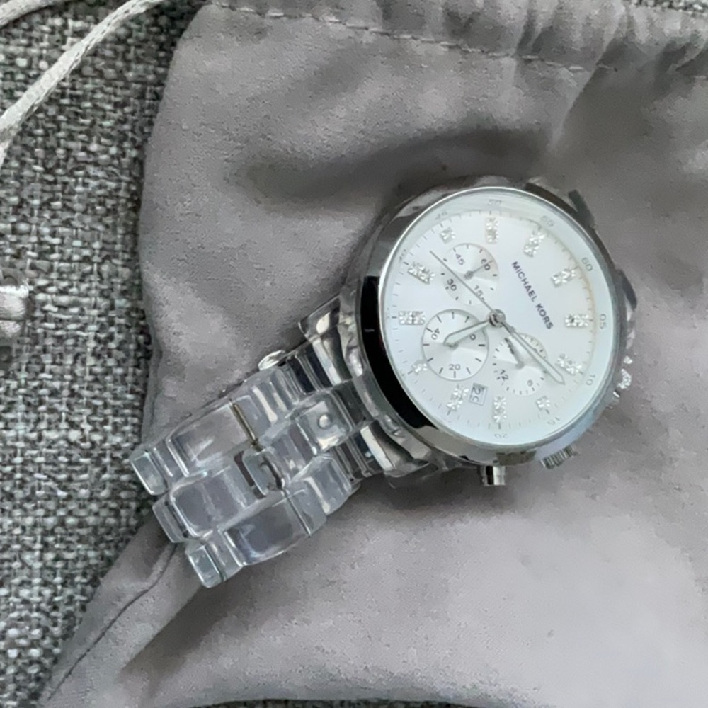 Silver watch